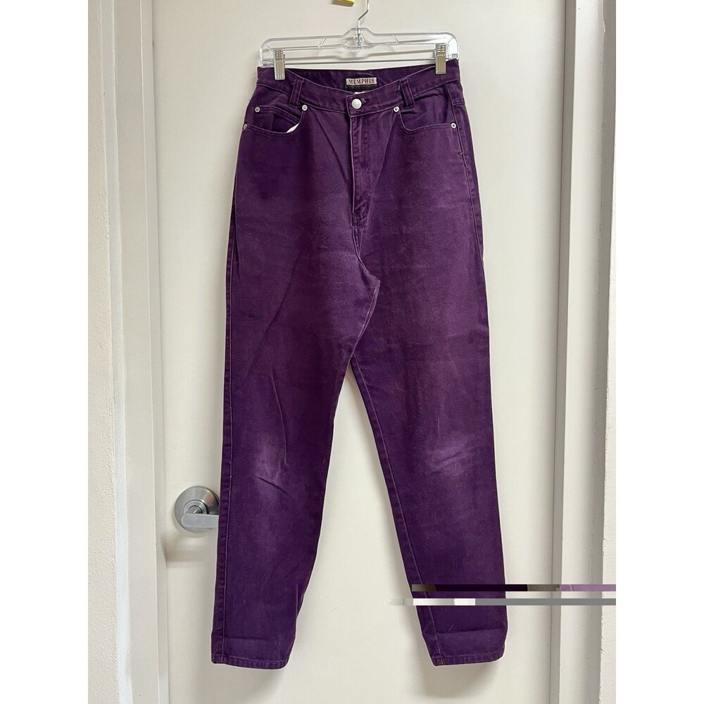 Vintage 90s MEMPHIS Women's High-Rise Mom 100% Cotton Jeans SZ 11/12